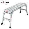 Work Platform Aluminum Step Ladder Drywall Safe ANSI Approved of Capacity 225 LBS Medium Duty Portable Bench Folding Ladders Stool w/Non-Slip Matb