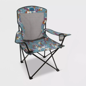 Broadband Quad Chair - Wildflowers Blue