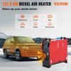 VEVOR 8KW Diesel Air Heater All in One 1 Air Outlet Diesel Heater 12V Remote Control Parking Heater Silencer with Blue LCD Switch for RV Trucks Bus an