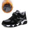 Kid Sneakers Outdoor Boots Plus Warm Fur Running Shoes Kids Waterproof Walking Children Hiking Sport Shoes Winter Shoes For Boys