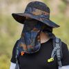 Fishing Hat; Waterproof Sun Protection Boonie Hat For Outdoor Safari Hunting Hiking Gardening