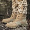 New Men's Military Boots High Top Outdoor Hiking Shoes Men Anti-collision Quality Army Tactical Sport Jogging Trekking Sneakers